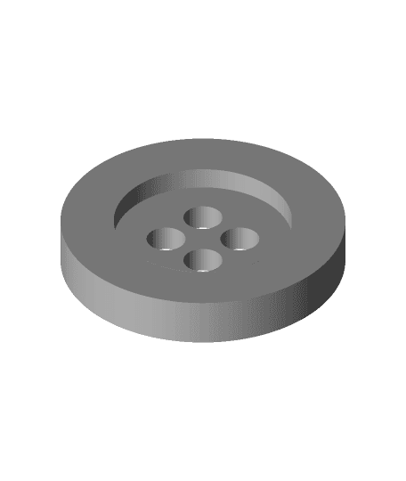 Button (10mm) 3d model