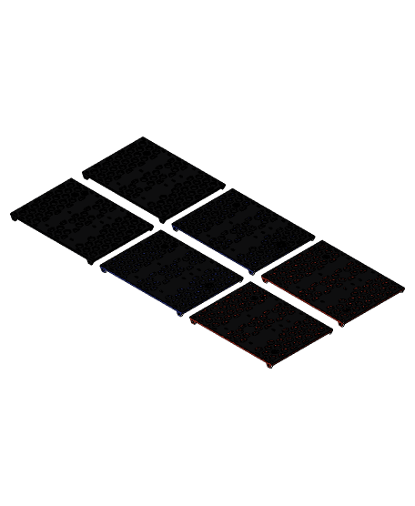 Voron Hex Mid Panel - Accent your 0.2! 3d model