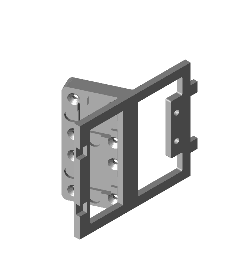The Stackable Wall Mountable Gridfinity base! by austinljensen694 full viewable 3d model