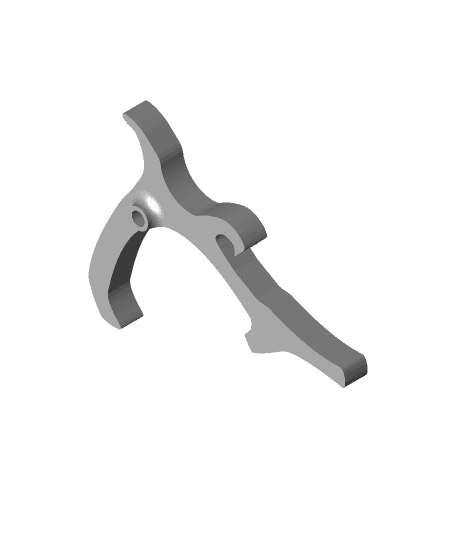 3D printed Rubber Band Gun 3d model