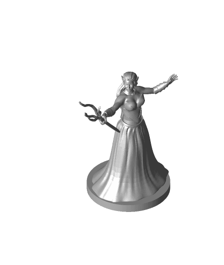 Drow Priestess 3d model