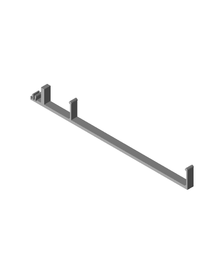 Dual LED Strip Mount (extended) by kawayanan full viewable 3d model
