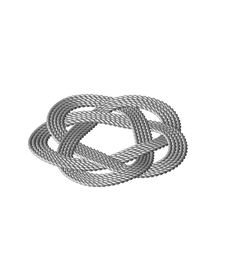 Sailor’s Knot Wreath (5 cord) 3d model