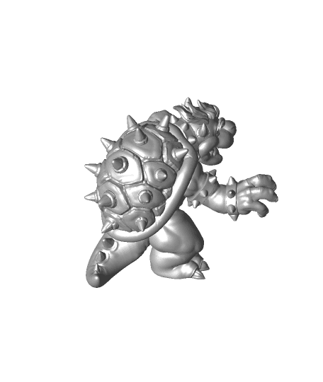 Bowser - Super Mario Bros - Fan Art 3d model