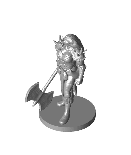 Female Orc Warrior 3d model