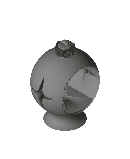 Blank Ornament Globe for Remix 3d model