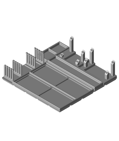 Gridfinity Arduino Work Station 3d model
