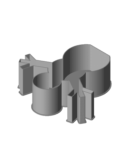 Snowman nestable box (v1) by PPAC full viewable 3d model