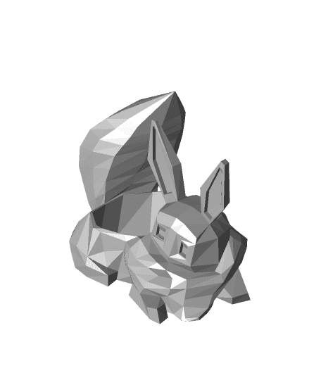 Low Poly Eevee Planter by ThinAir3D full viewable 3d model