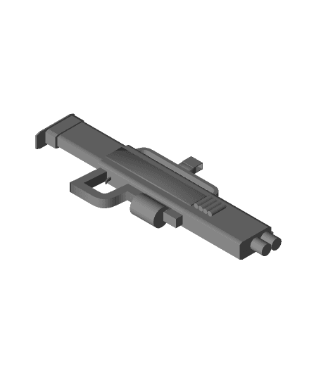 Sci-fi guns(5).obj 3d model