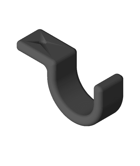 0.5 in. 1-Hole Clamp by 2ashuster full viewable 3d model