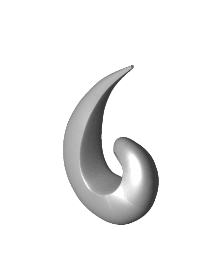 Comma sculpture by kisolre full viewable 3d model