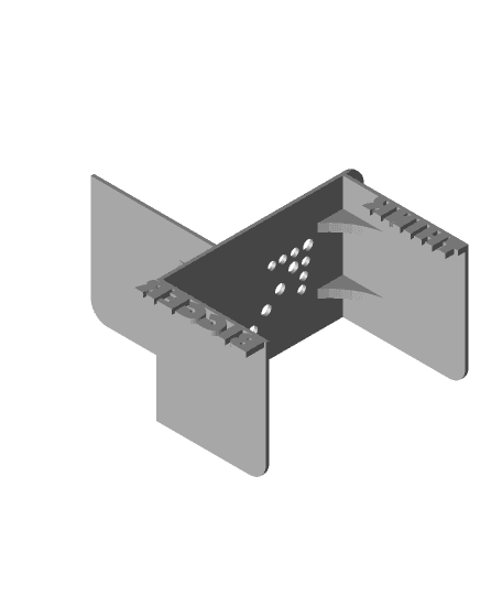 WALL-MOUNT STAND 3d model