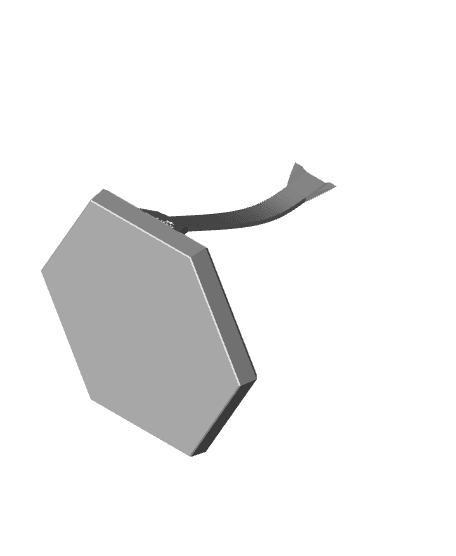 HEX Kitchen Roll Stand 3d model