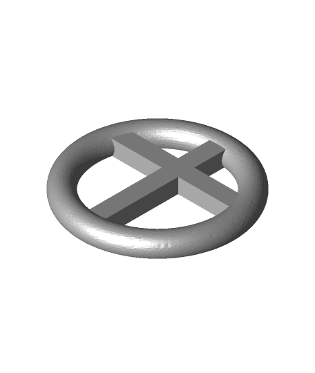 circle cross.stl 3d model