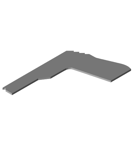 Mini Rubber Band Gun 3d model
