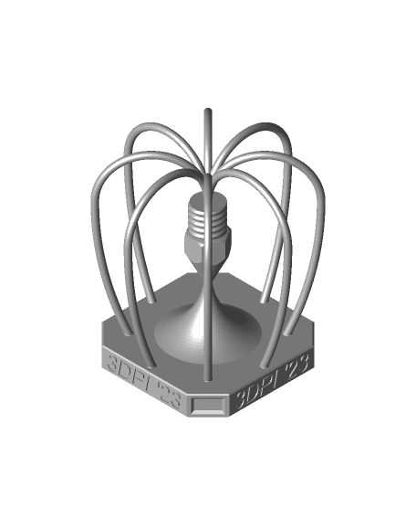 3DPI Awards trophy submisson - 3D Printing industry 3d model