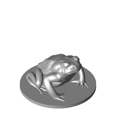 Giant Toad by mz4250 full viewable 3d model