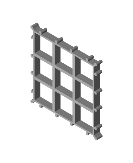 Enigma 0 9 square inner frame.stl 3d model