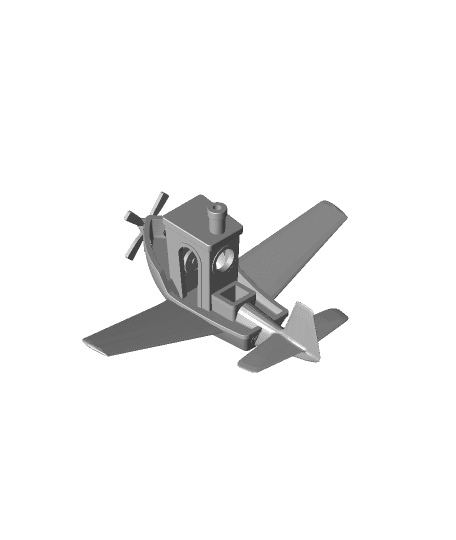 Flying Benchy 3d model