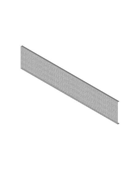 Cable Tray 600mm x 3000mm TYPE1 3d model