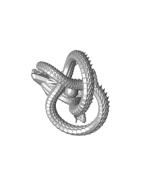torus-knot-dragon-and-pearl 3d model