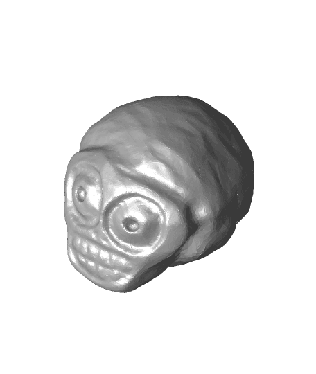 Zombie Skull (Not Good) 3d model