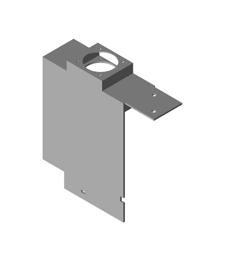 Ender 3 case for BigTreeTech SKR board - Bottom Case 40 x 40 x 10 - No fan guard.stl 3d model