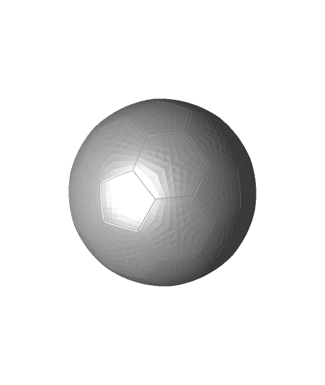 Soccer Ball ⚽ by PONDYR full viewable 3d model