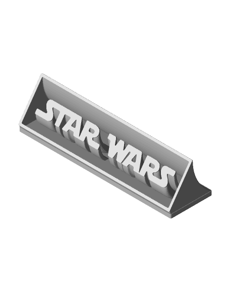 Star Wars Desk Logo 3d model
