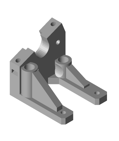 Nimble V1 mount for East 3D Gecko printer 3d model