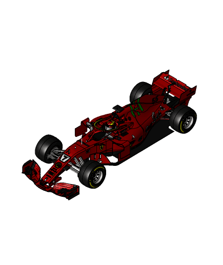 Ferrari F1 2021 3d model