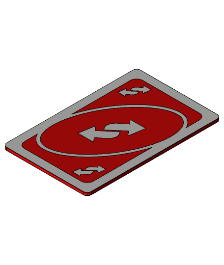 Uno Reverse Card by stringlapse full viewable 3d model