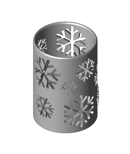 Snowflake Vase 3d model
