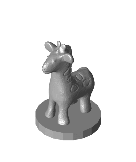 Stuffed Fables Boardgame - Giraffe Piece by chking full viewable 3d model