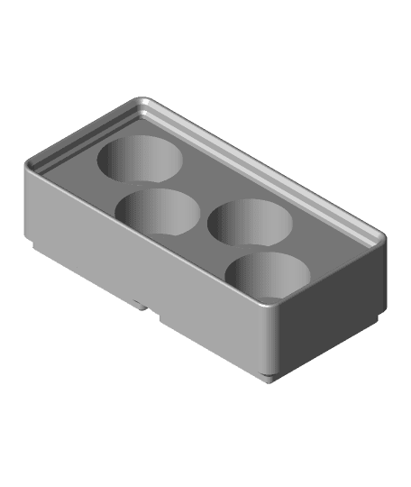 Gridfinity Elmers small glue stick holder 3d model