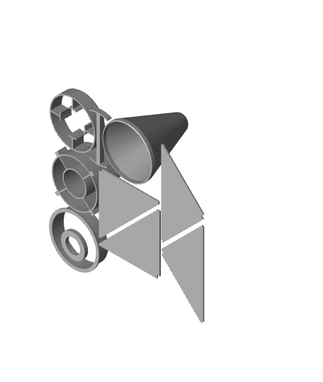 Paper Towel Rocket Kit.stl 3d model