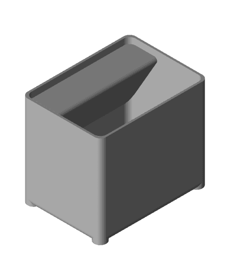 Harbor Fright Small Bin With Label 3d model