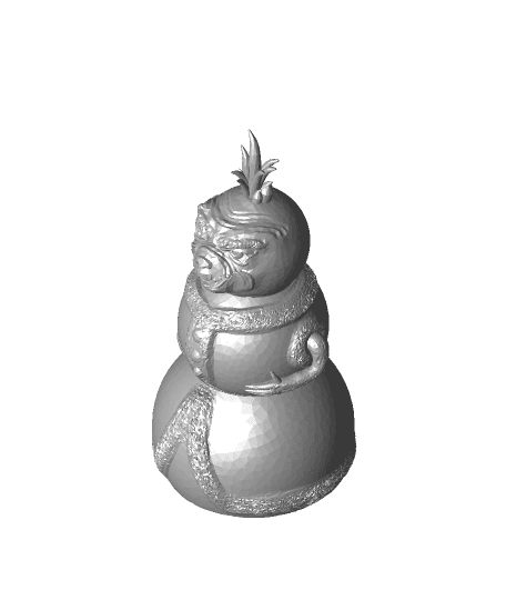 Grinch-worthy Planetary Snowman 3d model