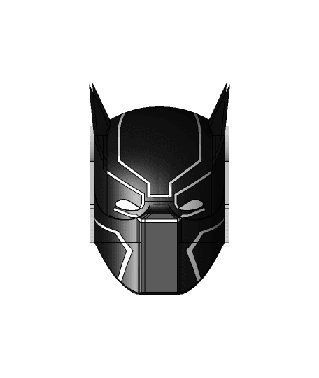 Black Panther Mask 3d model