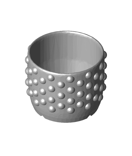 Planter with dots5.stl 3d model