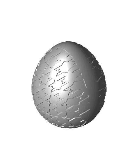 Houndstooth Egg Container by ChaosCoreTech full viewable 3d model