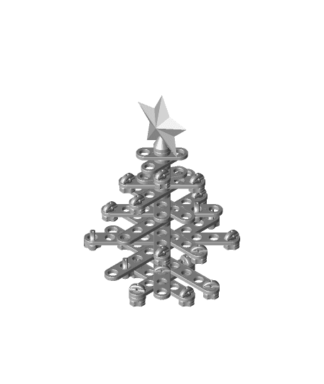 STEMFIE Desktop Christmas Tree (SPS-000002).stl 3d model