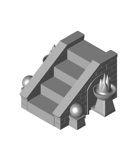 Stairs for Gloomhaven 3d model