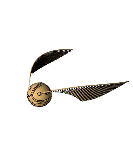 Harry Potter Golden Snitch 3d model