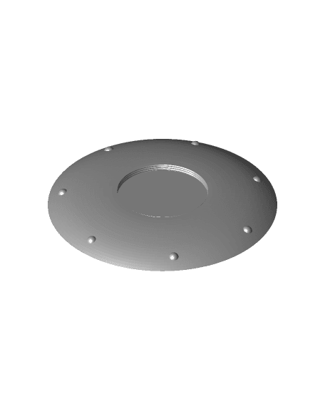 UFO Print in Place Flying Saucer 3d model