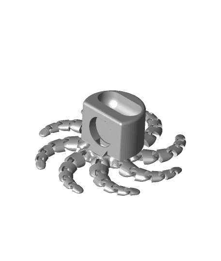 Octopus Apple Watch and Airpods Charger 3d model