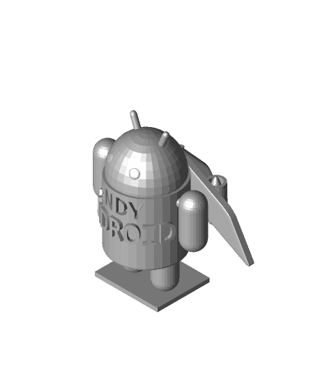 Andy Android - Snap Dragon 888 Turbo 3d model