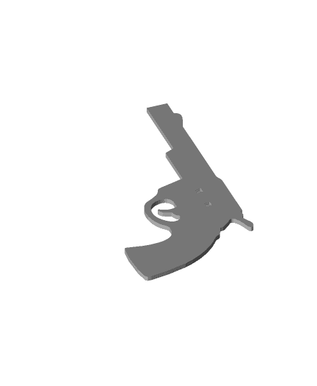 Revolver Pencil Holder #FunctionalArt 3d model