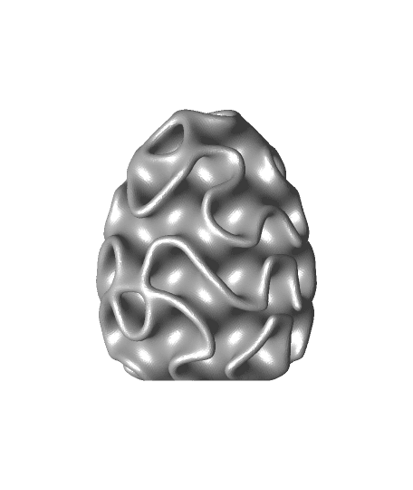 Schwarz D Egg by DaveMakesStuff full viewable 3d model
